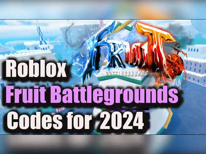 Roblox Fruit Battlegrounds Codes: Roblox Fruit Battlegrounds Codes for  January 2024: All you may want to know - The Economic Times