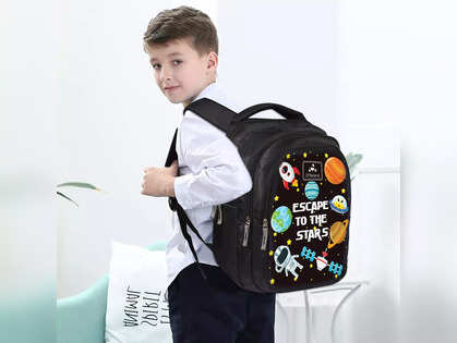 Khadim Boys Black School Bag