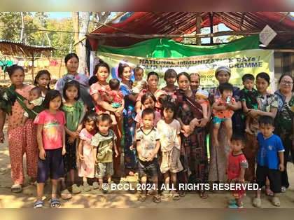 Polio Immunization Program extends support to Myanmarese children in Manipur relief camps