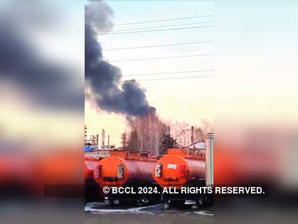 Ukraine hits Russian city and oil refinery