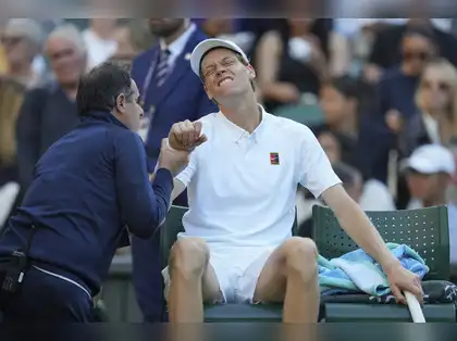 Wimbledon 2025: Jannik Sinner advances to quarter-finals as injured Dimitrov retires while leading
