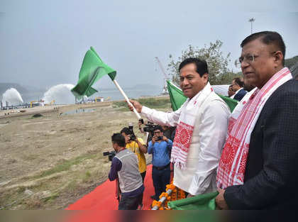 Union Minister Sarbananda Sonowal launches major projects for development of waterways, unveils projects worth Rs 308 crores for North East India