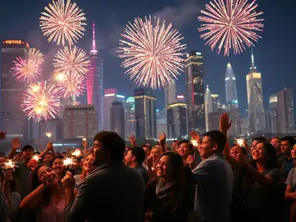 new year messages: Happy New Year 2025 messages: Top 50 greetings, WhatsApp status, images to share with your loved ones - The Economic Times