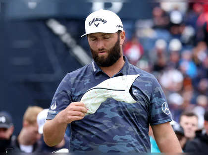 The Open Championship: Jon Rahm roars back into contention with course record 63