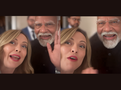 Watch: Modi, Meloni's "Team Melodi" selfie video from G 7 Summit lights up social media