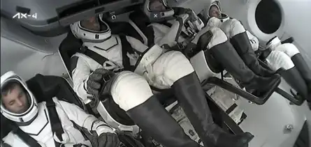 Axiom mission live updates: 4 crew members are already strapped into their seats