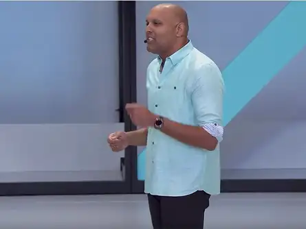 Vice President, Product at Google Anil Sabharwal is on the stage to talk about what's new in Google Photos