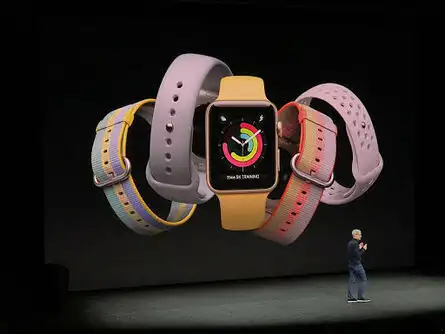 Tim Cook is back on stage ...