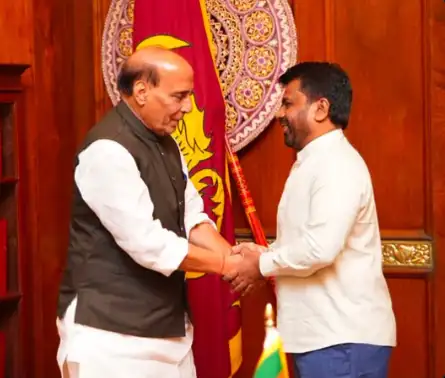 Defence Minister Rajnath Singh meets Sri Lankan President Anura Kumara Dissanayak in Colombo, reaffirms defence ties