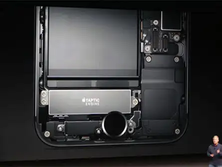 It’ll meet the IP67 protection standard — good enough for if you slip into a pool, but you probably dont want to take a shower with it: Phil Schiller