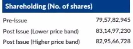 HDB Financial Share Price Live Updates: Shareholding (No. of shares)