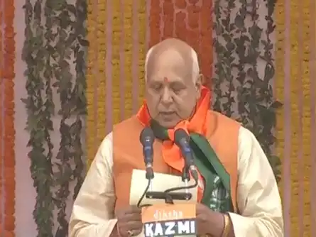 Surya Pratap Shahi takes oath as cabinet minister of Uttar Pradesh