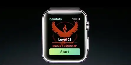 Walks are recorded as workouts using #PokemonGo for #AppleWatch. Never miss a #PokeStop.#AppleEvent