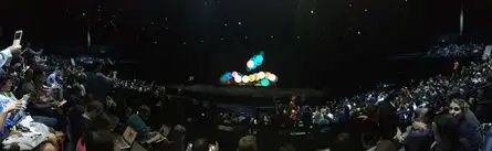Here's how the venue looks from the inside. Another reason to get excited!Nearly full house.#iPhone7launch