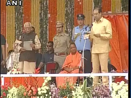 Former cricketer Mohsin Raza sworn in as Minister of State in Yogi Adityanath led Uttar Pradesh Government
