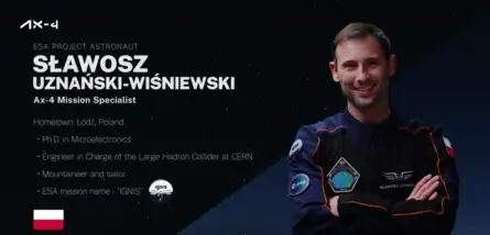 Axiom mission live updates: What we know about Slawosz Uznanski-Wisniewski from Poland