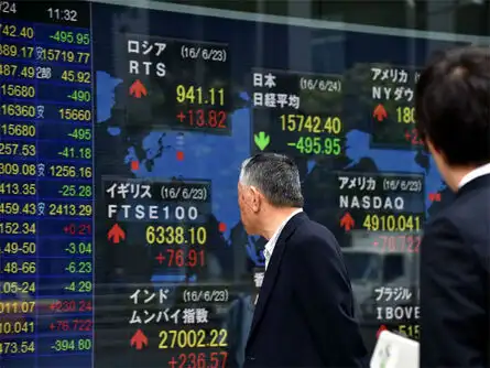 Tokyo stocks dive more than 8% on Brexit shock