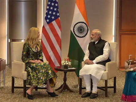 Had a wonderful meeting with Ivanka Trump: PM Modi