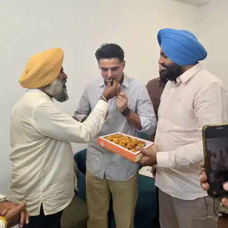 Newly appointed Punjab Congress President Pargat Singh met Punjab In-charge Sachin Pilot in his Delhi residence