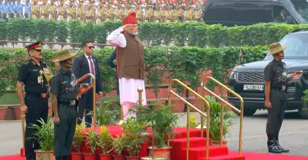 Independence Day 2026 LIVE: Prime Minister Narendra Modi receives Guard of Honour