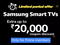 Amazon Sale - Samsung Smart TVs with up to Rs. 20,000 coupon discount