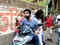 Arijit Singh arrives on a scooter to cast his vote, fans hail ‘humble king’:Image