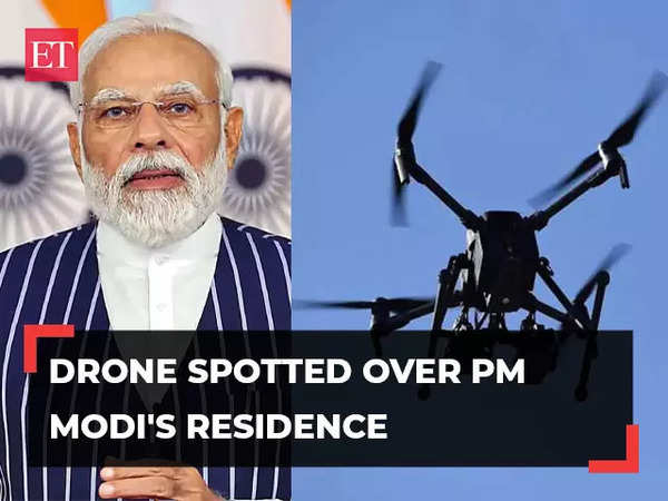 Drone-like object spotted flying over PM's residence - Rediff.com