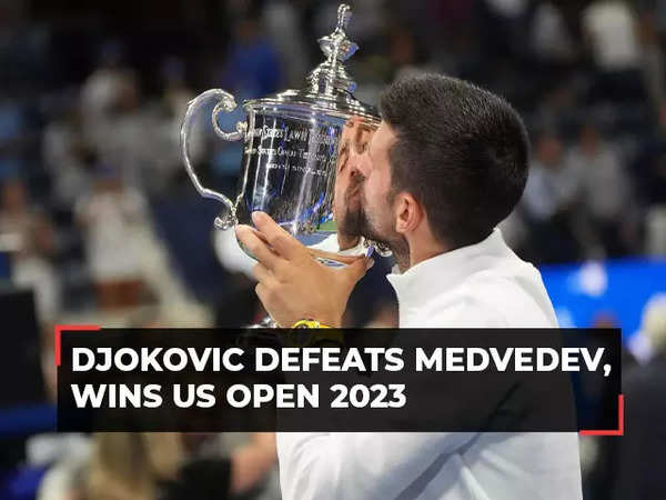 US Open 2023 Final Highlights: Novak Djokovic completes Daniil Medvedev  revenge to clinch historic 24th Grand Slam