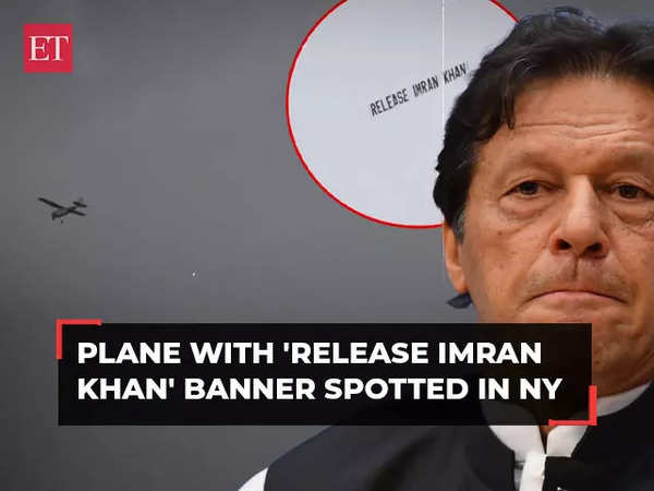 T20 World Cup: Plane carrying ‘Free Imran Khan’ message spotted hovering during IND-PAK match in New York – The Economic Times