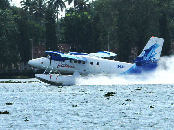 Watch: Seaplane for flights between Sabarmati and Statue of Unity arrives  in India - The Economic Times Video | ET Now
