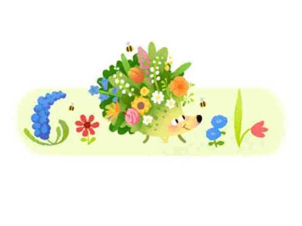 Spring Season 2021: Google welcomes first day of Spring with an animated  hedgehog