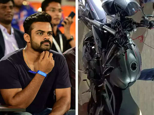 Tollywood actor Sai Dharam Tej hospitalized after a bike accident, suffers  collor brone fracture - The Economic Times Video | ET Now