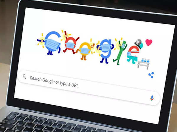 Today's Google Doodle encourages people to 'Wear A Mask. Save Lives