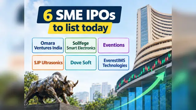 Image for 6 SME IPOs to list today: EverestIMS, Dove Soft, Eventions among issues making debut