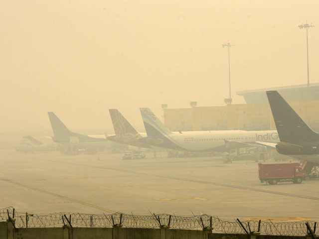 Image result for INDIA AIR POLLUTION FLIGHTS DIVERTED IN NEW DELHI OVER POOR VISIBILITY
