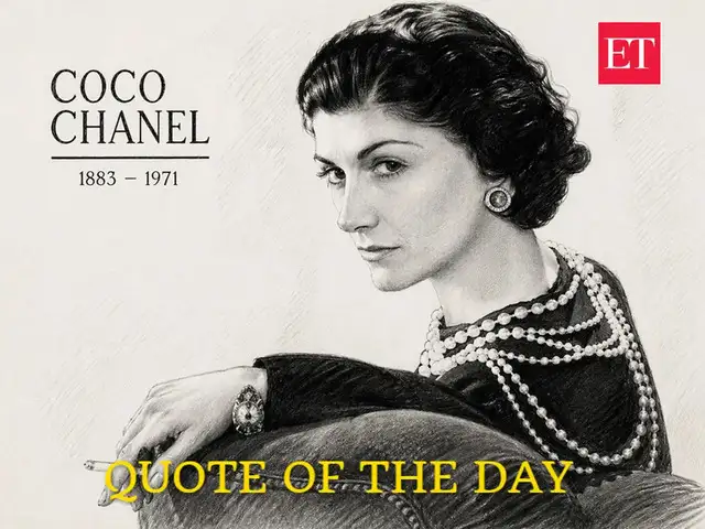 little black dress quotes by coco chanel Quote of the day Chanel: 'Dress shabbily and they remember the dress; impeccably and they remember the...' - Timeless wisdom from designer who revolutionized women's fashion original coco chanel little black dress 1920