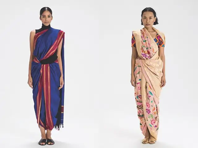 Border Fall There Are 89 Ways To Wear A Sari And This Website