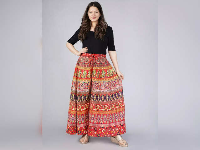 Regular Casual Wear Lace Women Palazzo, Size: Free, Button at Rs 160/piece  in New Delhi