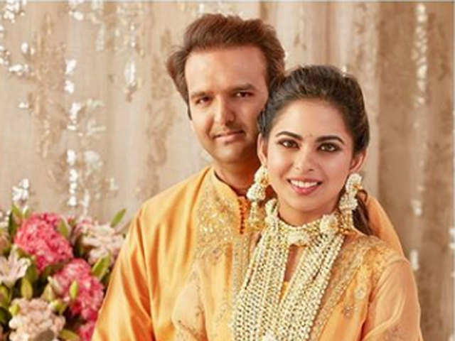 Isha Ambani Seen In A Grand Sabyasachi Lehenga For Pre-Wedding Pooja