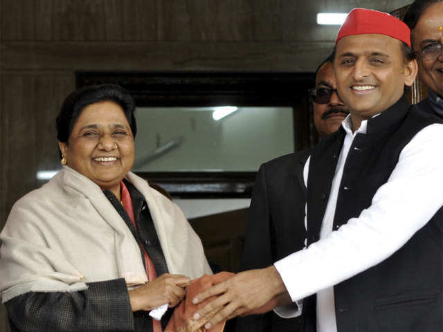 Mid-rung netas at work on joint rallies for Mayawati, Akhilesh Yadav - The  Economic Times