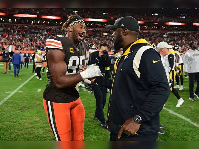 Myles Garrett: Cleveland Browns' Myles Garrett flips his Porsche