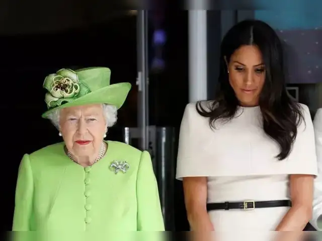 meghan markle: Meghan Markle could not keep the promise she made to Queen  during their first meeting; Details here - The Economic Times