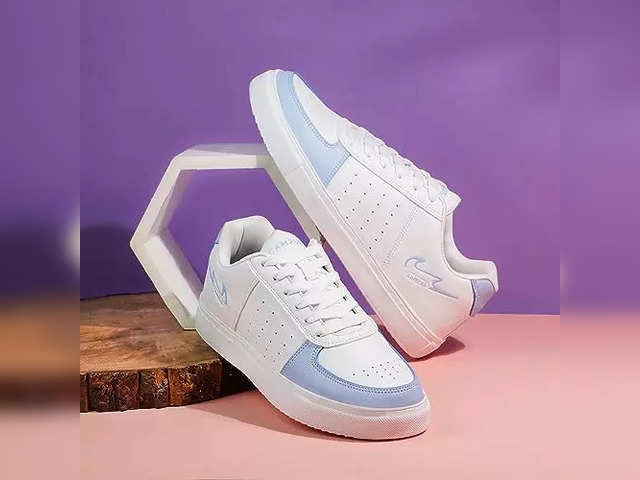 Women's Simple White Sneakers Casual Lace Outdoor Shoes - Temu