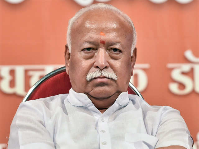 RSS chief Mohan Bhagwat to deliver major address at World Hindu Congress -  The Economic Times