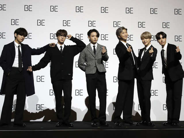 Bts South Korean K Pop Group Bts Named Entertainer Of The Year By Time Magazine The Economic Times