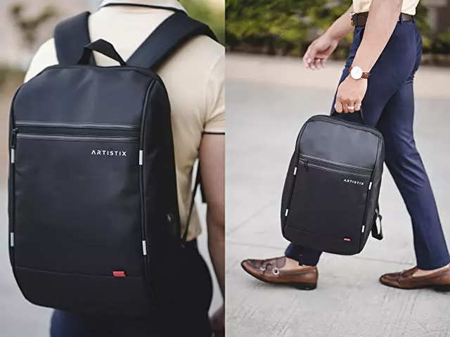 741 Travel Leather Backpack - Carbon Black I GARRTEN