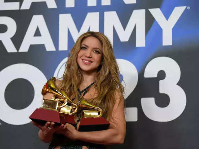 shakira Latin Grammys: Shakira throws a nasty jab at her ex Pique during  her acceptance speech at the Latin Grammys - The Economic Times