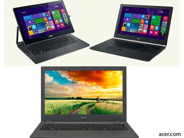 Acer launches three notebooks with Windows 10 The Economic Times