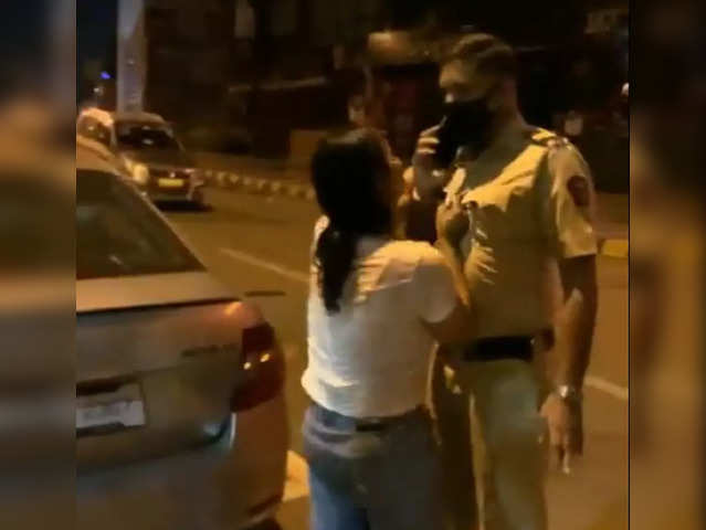 Police Checking Xxx Sex - police officer: Drunk girl abuses police officer, video goes viral on  Twitter - The Economic Times