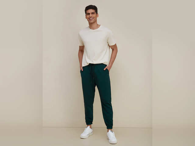 Buy NEUDIS Olive Cotton Track Pants (Pack of 2) for Men Online @ Tata CLiQ